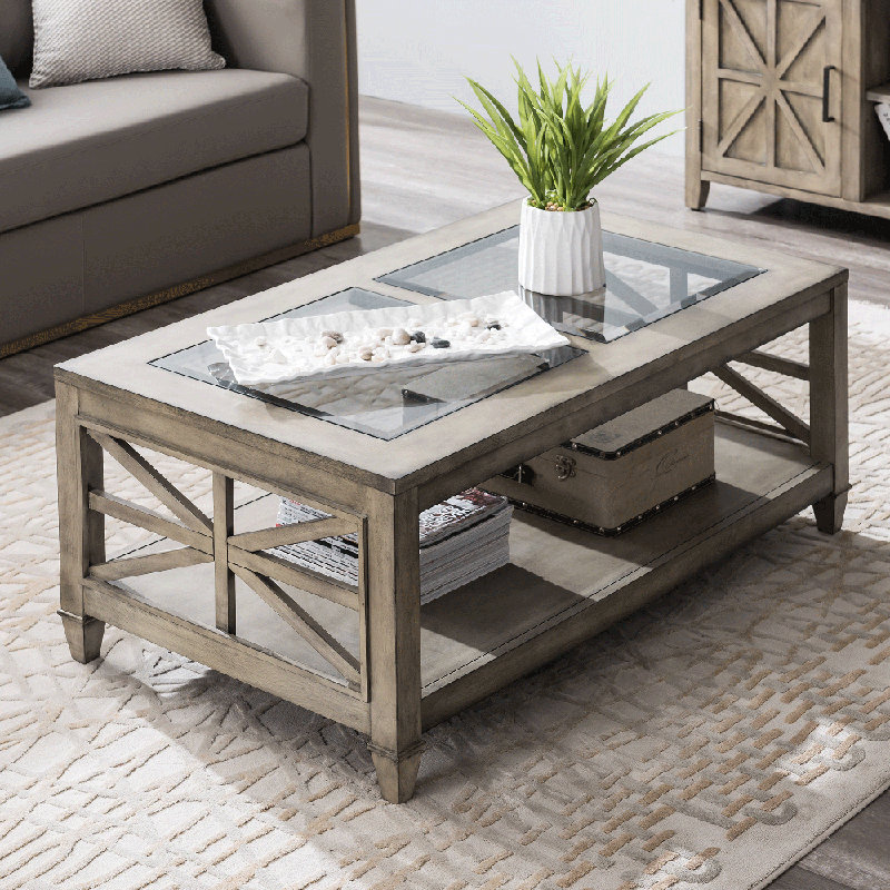 Glass Top Coffee Table
